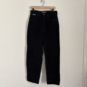 Gmpyre Women's Size 8 Black Corduroy Jean